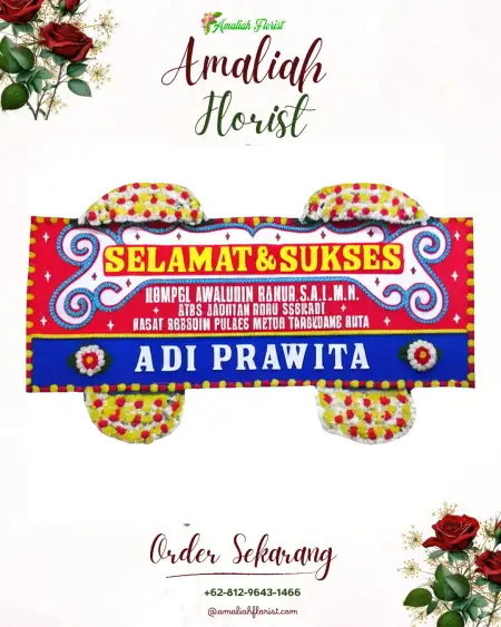 Papan Bunga Ucapan Selamat Bulakpelem